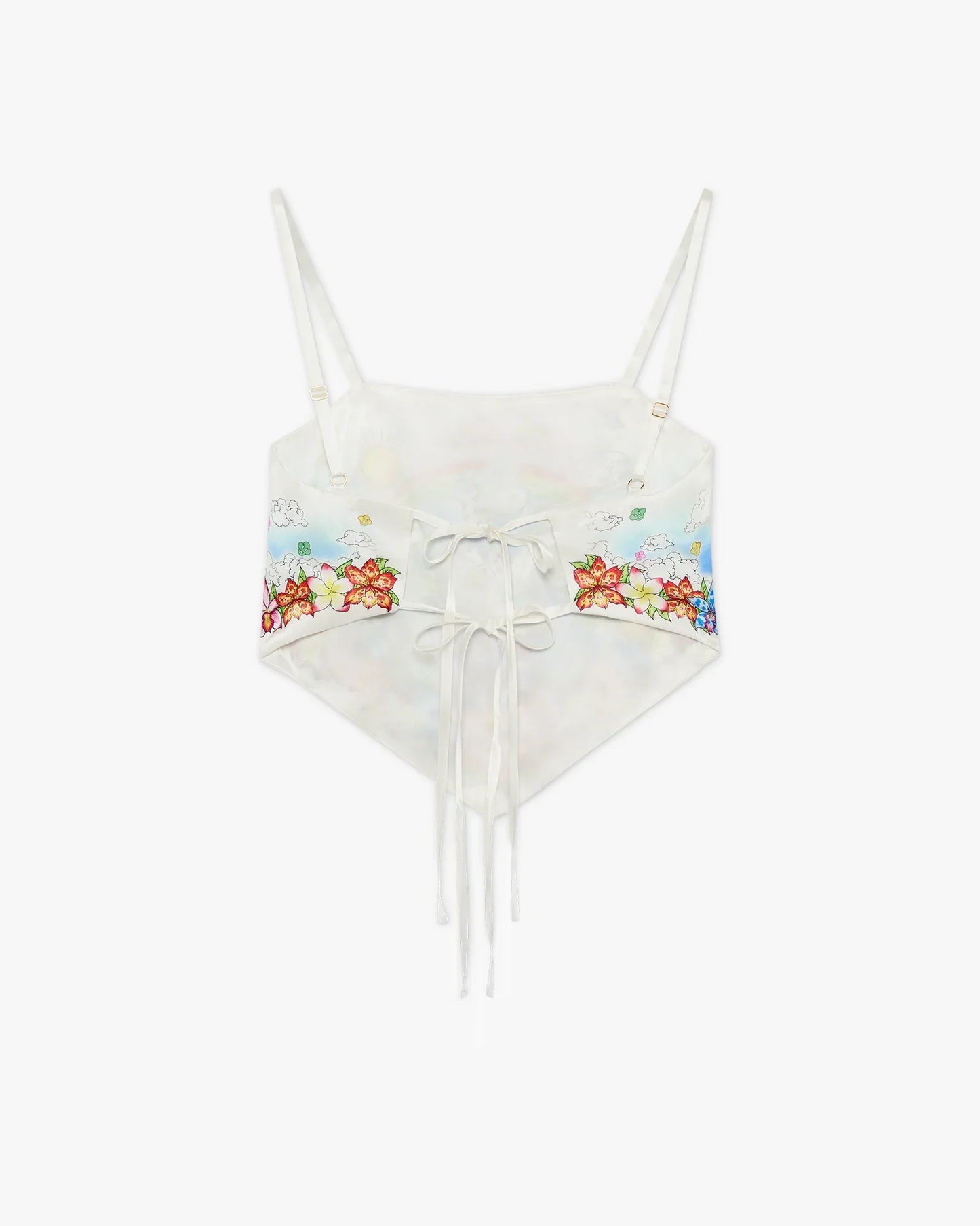 Better Days Silk Satin Scarf Top