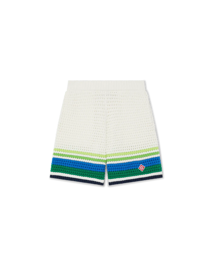 Children's Tennis Stripe Knit Shorts