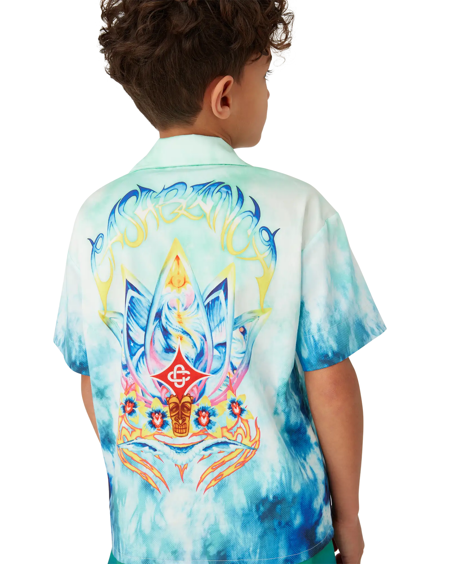 Children's Surf Lotus Short Sleeve Shirt