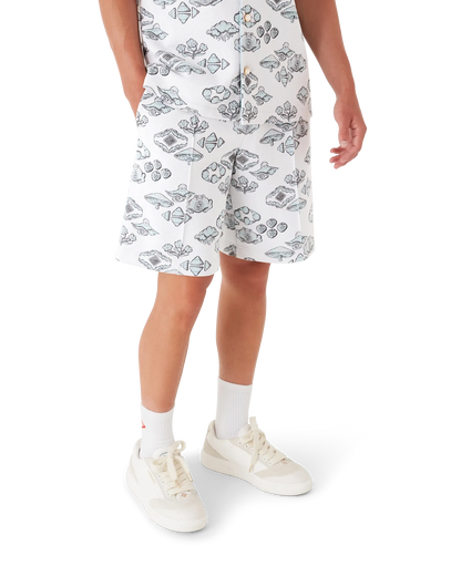 Jacquard Motif Track Shorts