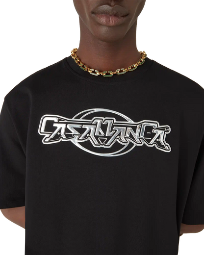 Casablanca Chrome Oversized Short Sleeve T-Shirt