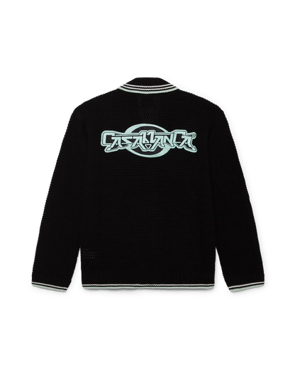 Embroidered Cotton Crochet Long Sleeve Shirt