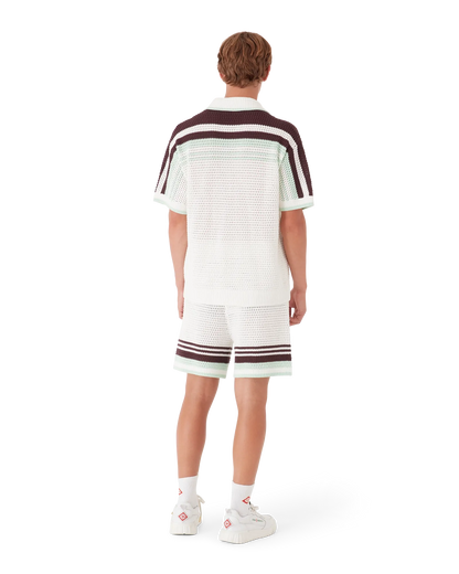 Tennis Cotton Crochet Shorts