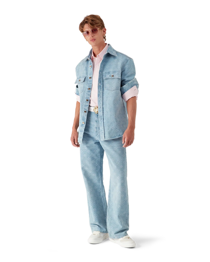 Denim Monogram Shirt