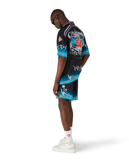 Blades Silk Satin Shorts