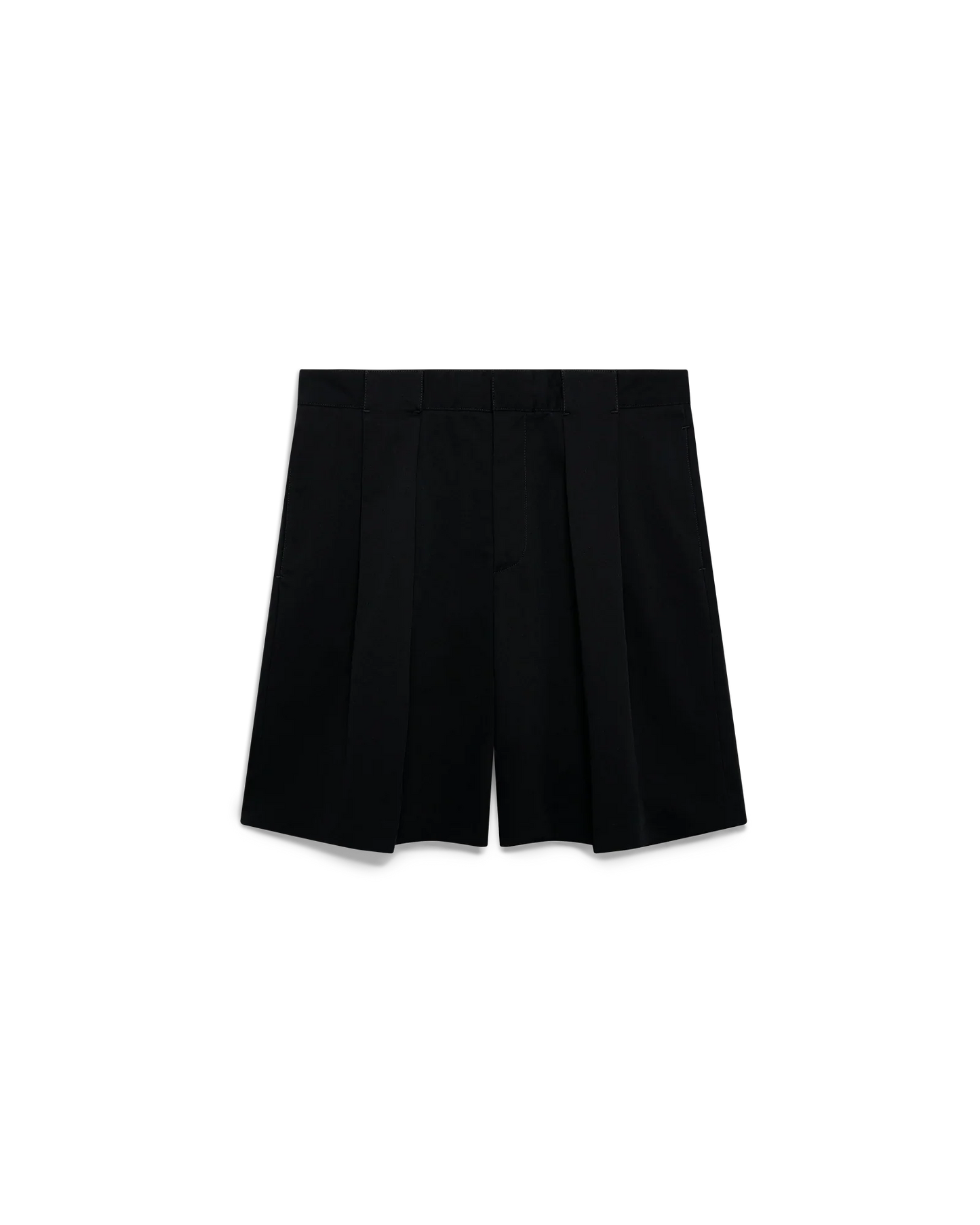 Cotton Tailored Belt Loop Shorts