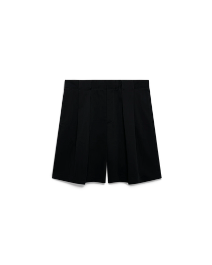 Cotton Tailored Belt Loop Shorts