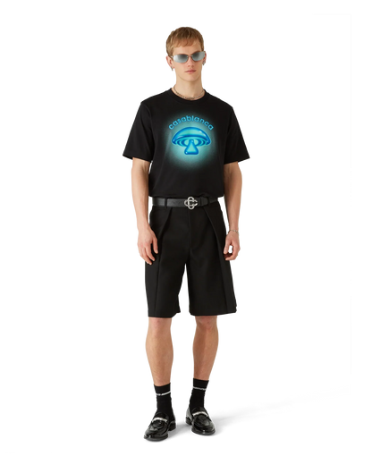 Cotton Tailored Belt Loop Shorts