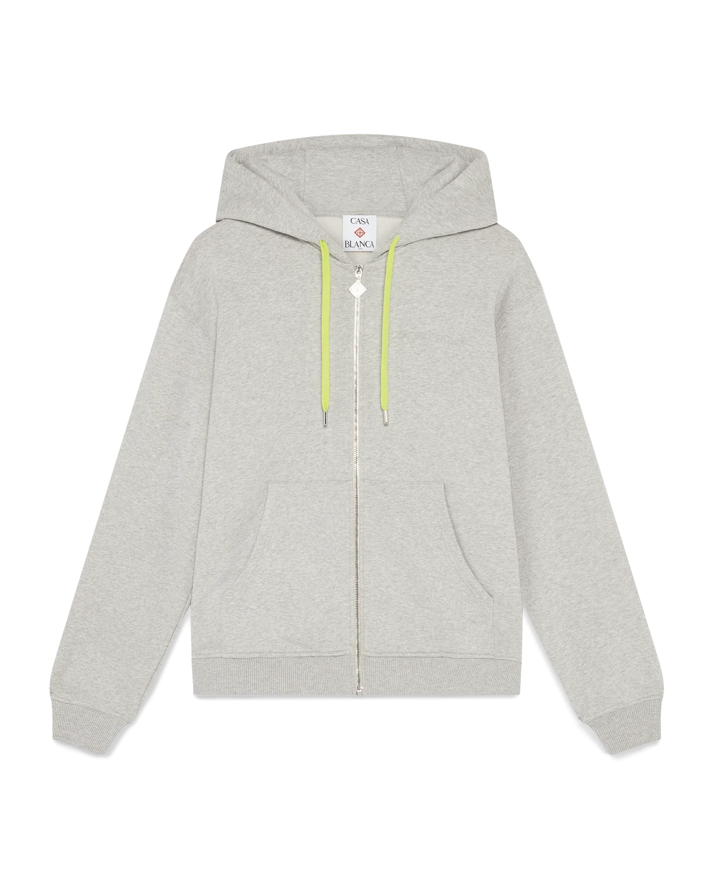Cashmere Blend Zip-Up Hooded Sweatshirt