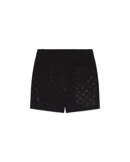 Crystal Monogram Sweatshorts