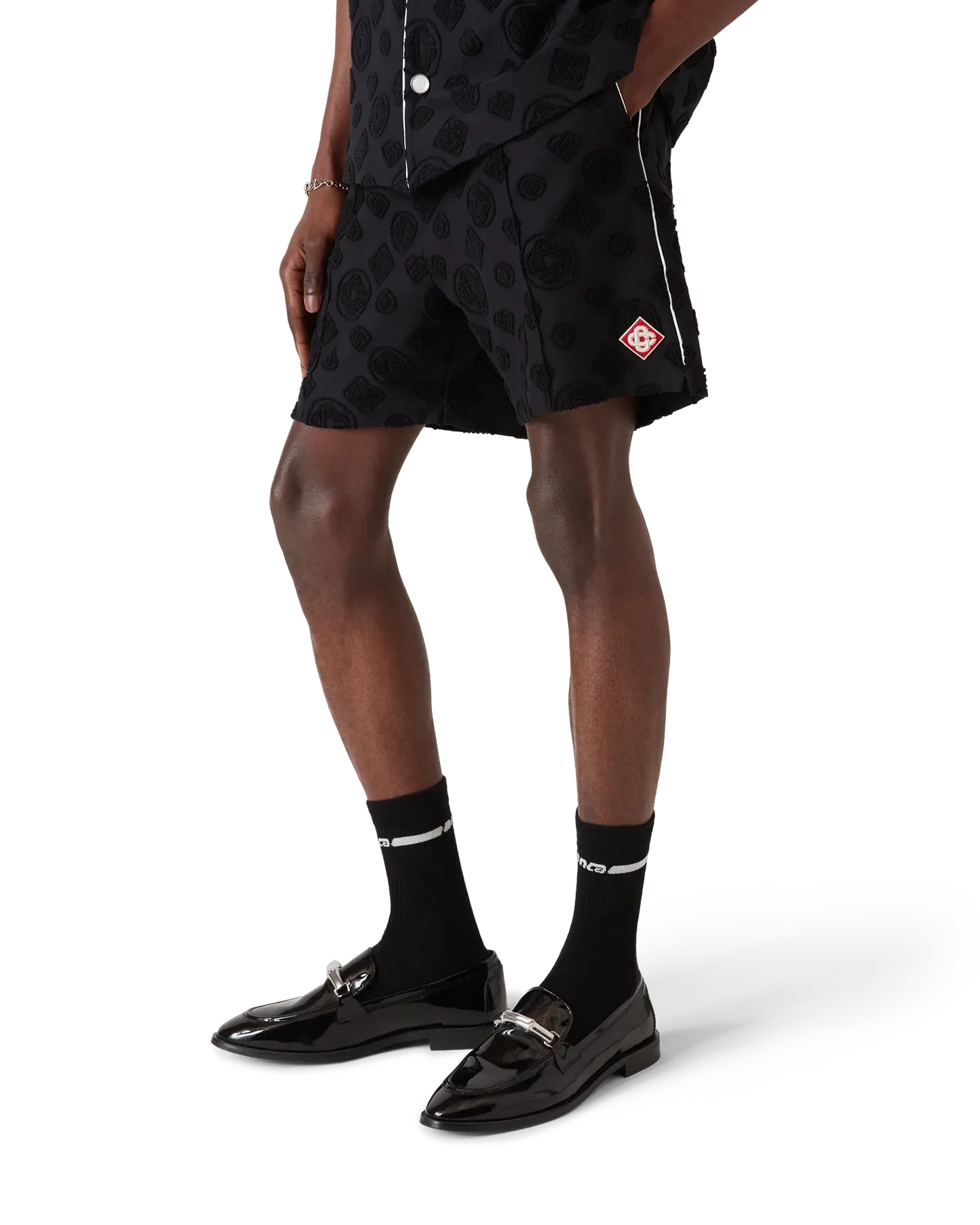 Towelling Monogram Shorts