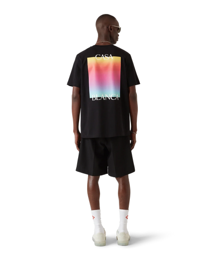 Gradient Square Logo Short Sleeve T-Shirt