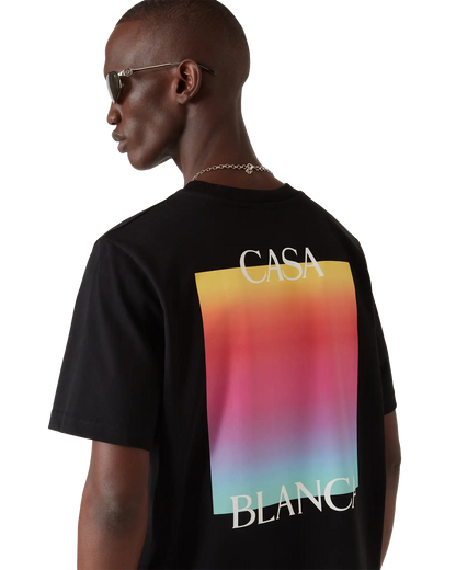 Gradient Square Logo Short Sleeve T-Shirt