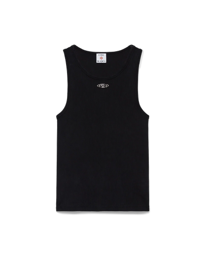 Faded Ribbed Tank Top