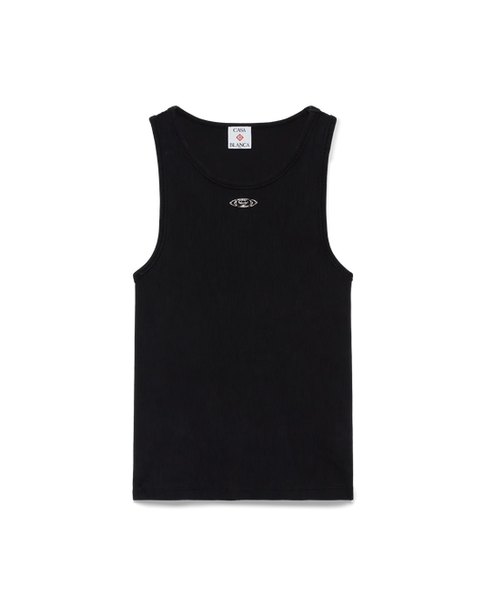 Faded Ribbed Tank Top