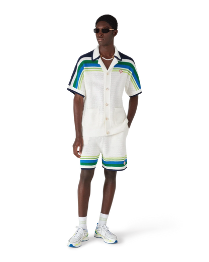 Stripe Knitted Shorts