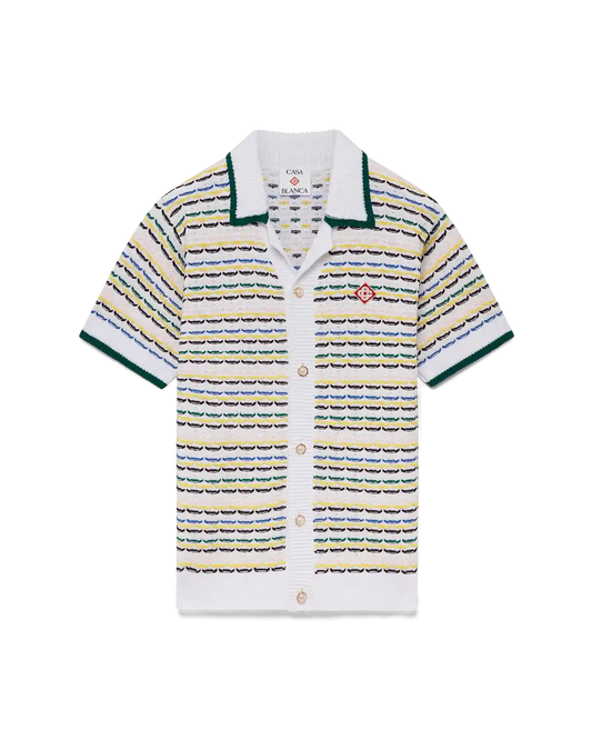 Tuck Stitch Short Sleeve Shirt