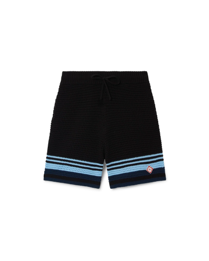 Tennis Cotton Crochet Shorts