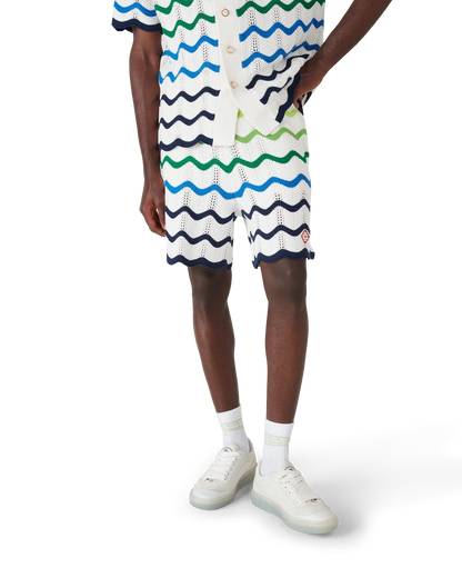 Wave Knitted Shorts