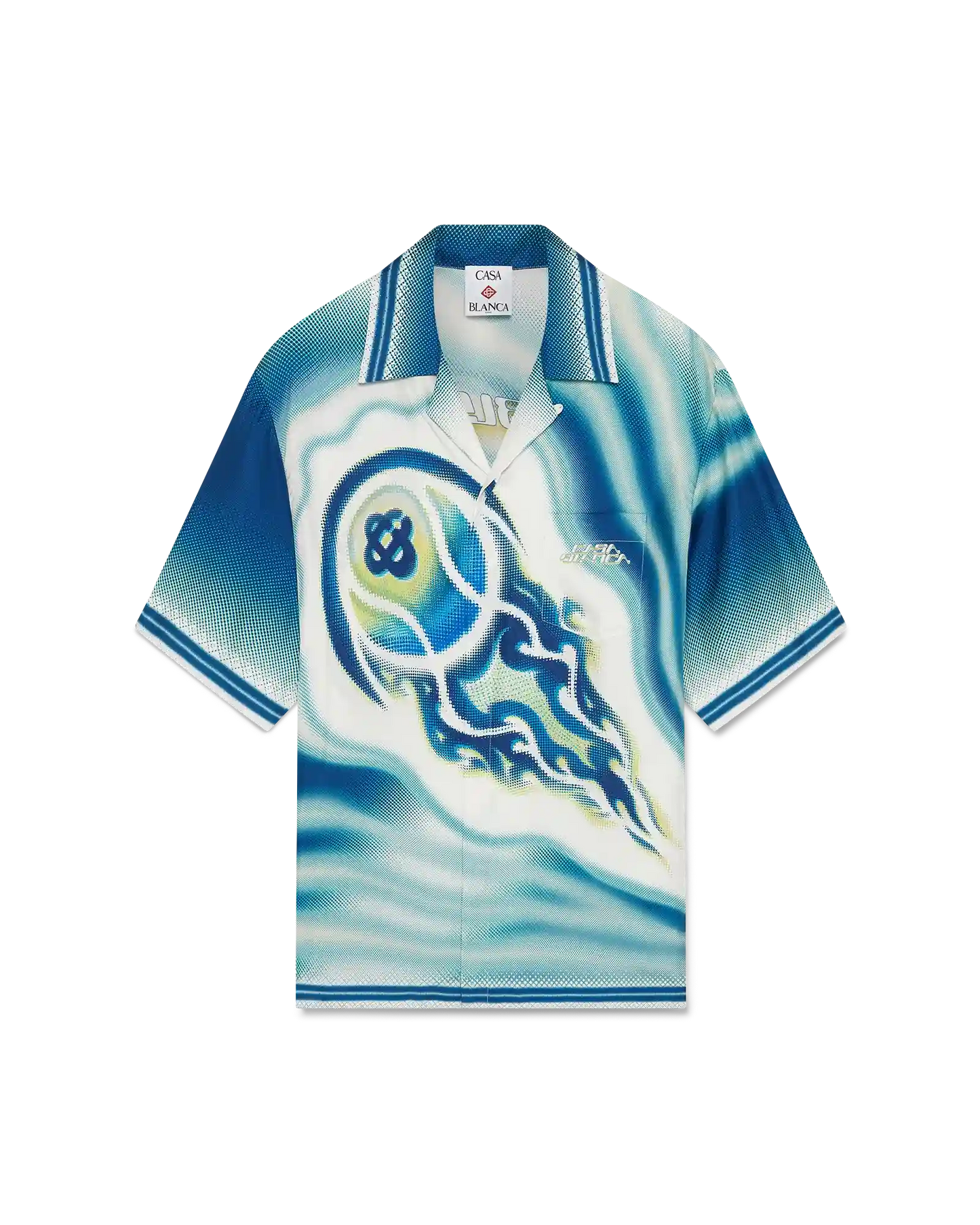 The Art Of The Serve Short Sleeve Silk Shirt
