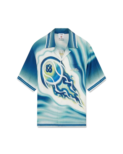 The Art Of The Serve Short Sleeve Silk Shirt