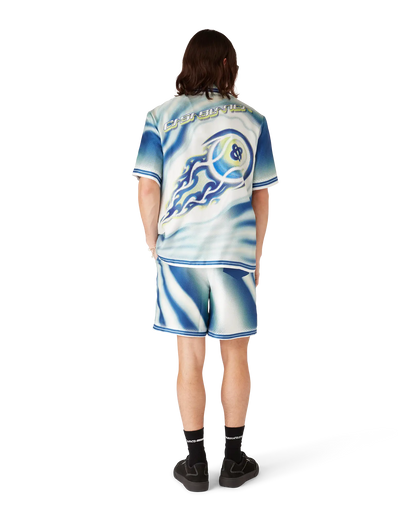 The Art Of The Serve Short Sleeve Silk Shirt
