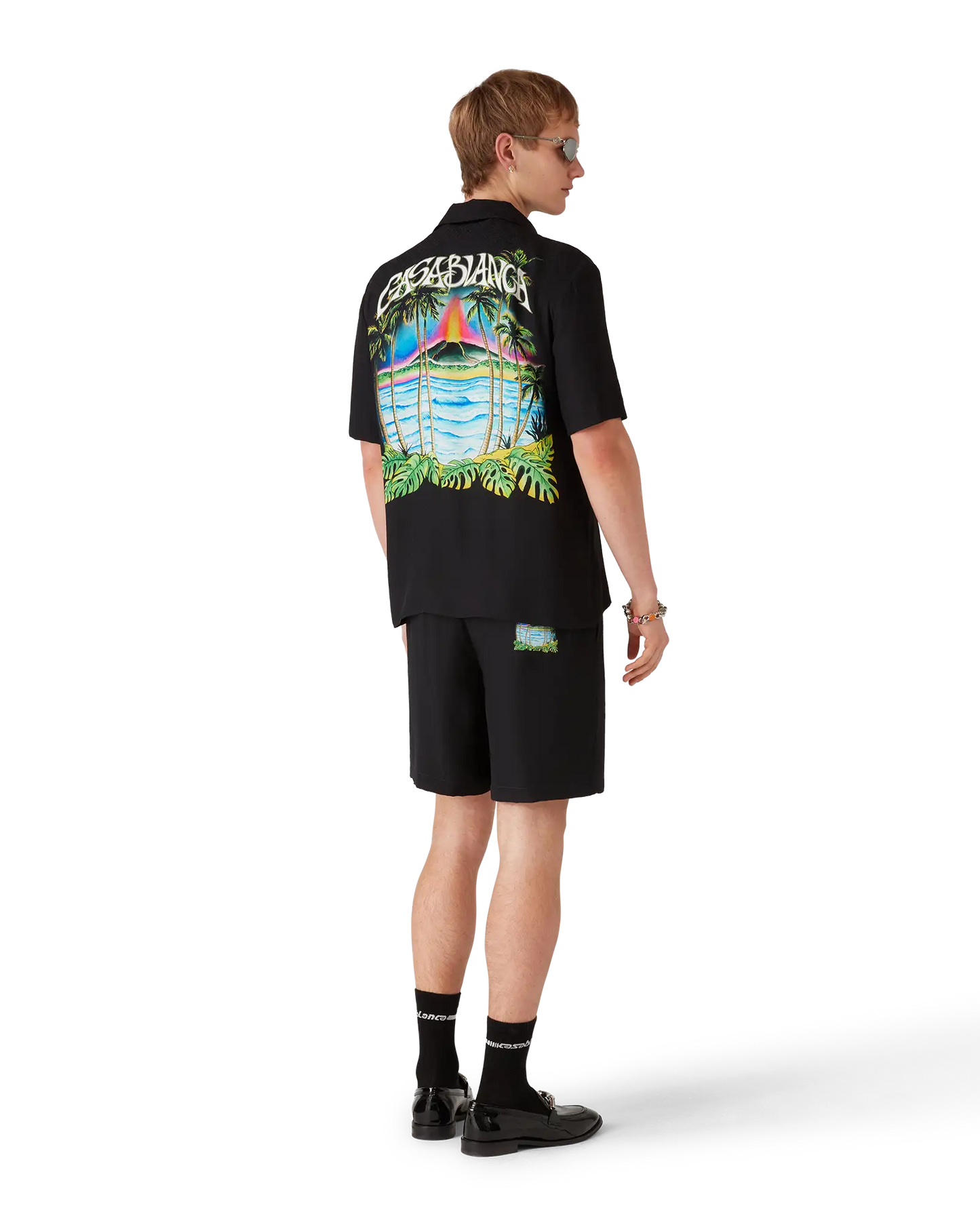 Volcano Short Sleeve Jacquard Shirt