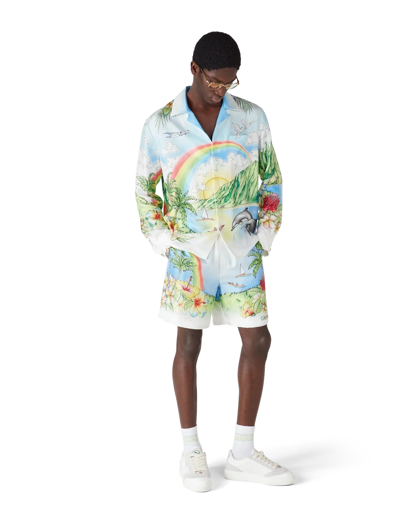 Aloha Long Sleeve Silk Shirt