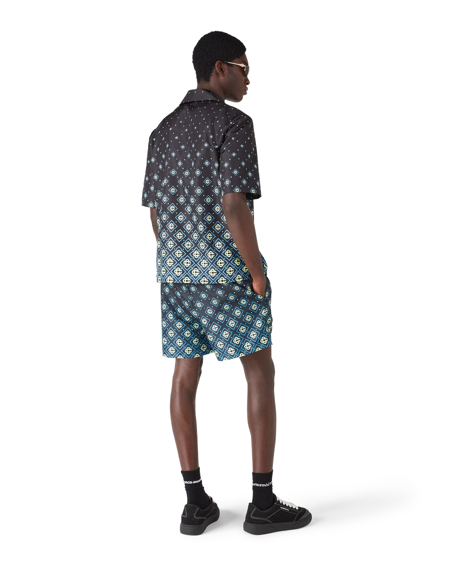 Degrade Monogram Short Sleeve Swimwear