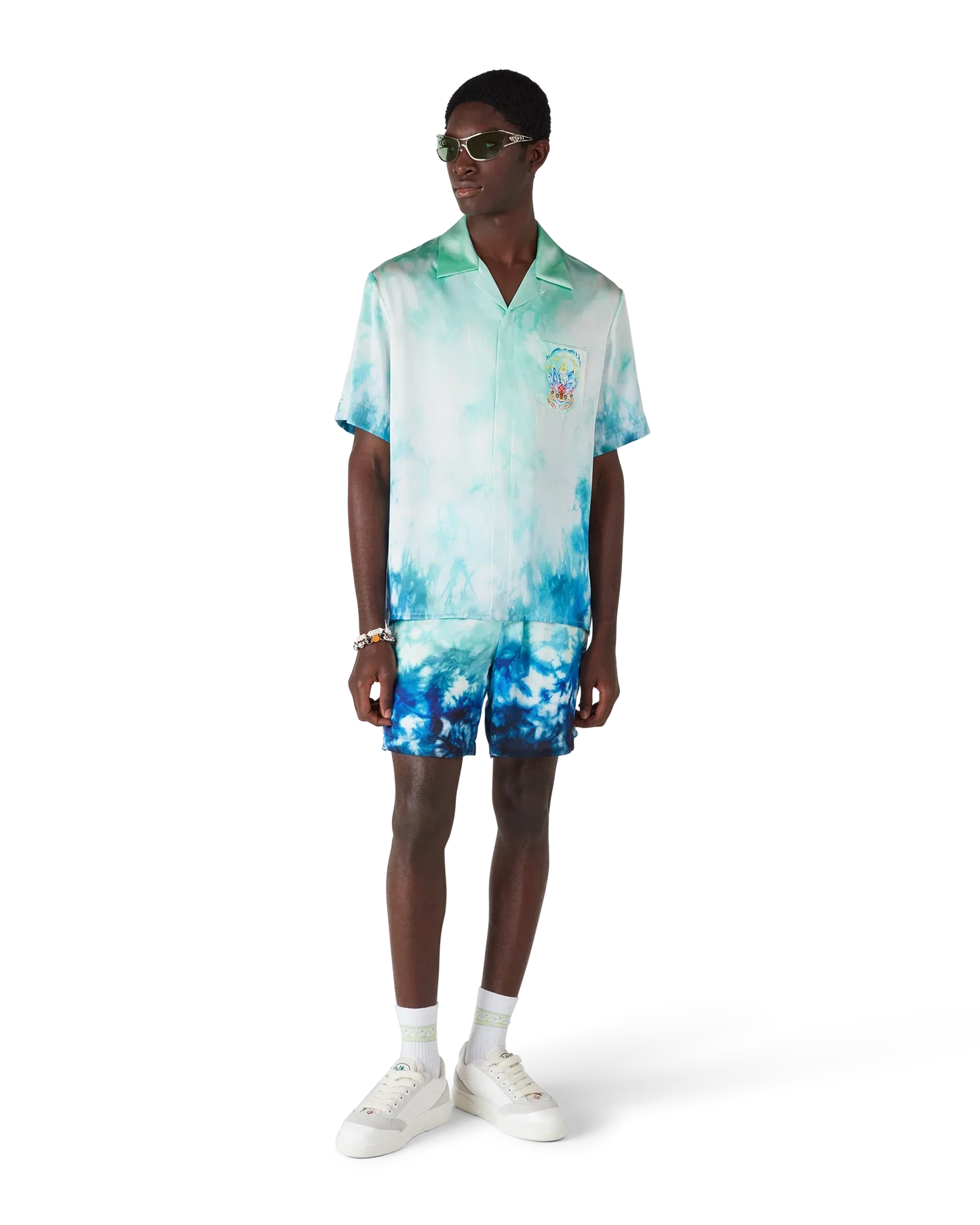 Surf Lotus Silk Shorts