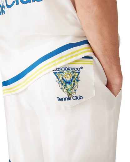 Flaming Tennis Club Icon Silk Shorts