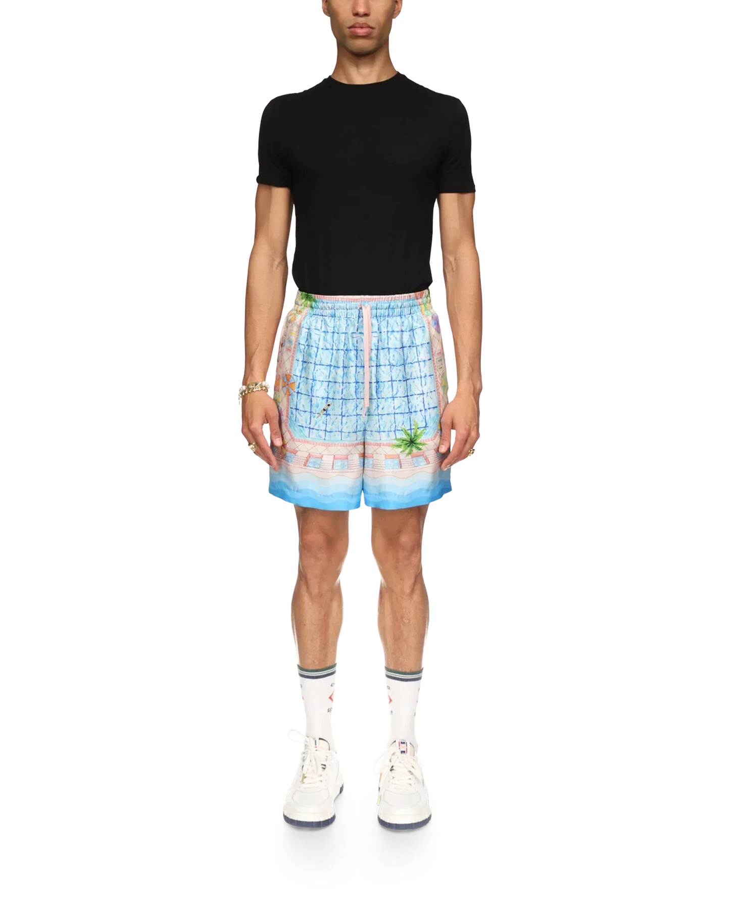 Le Plongeon Silk Shorts