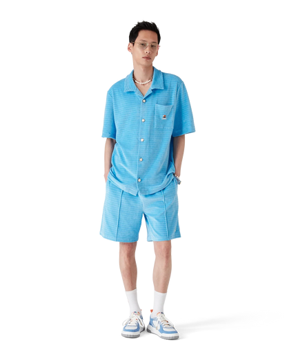 Velour Stripe Shorts