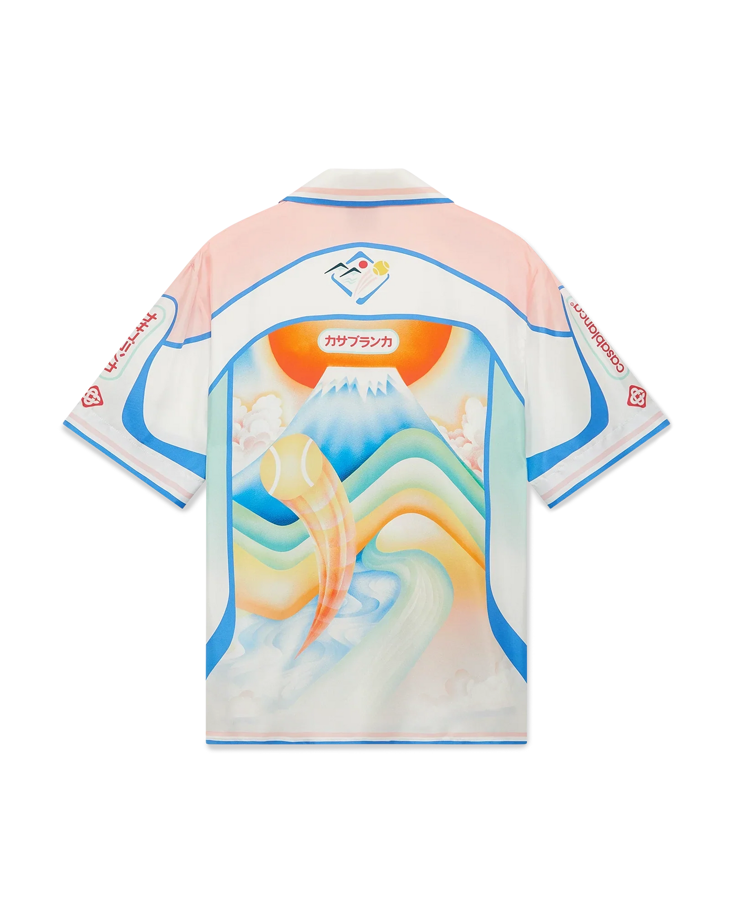 Fuji Dream Short Sleeve Silk Shirt