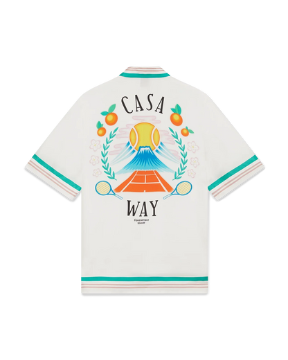 Casa Way Short Sleeve Silk Shirt
