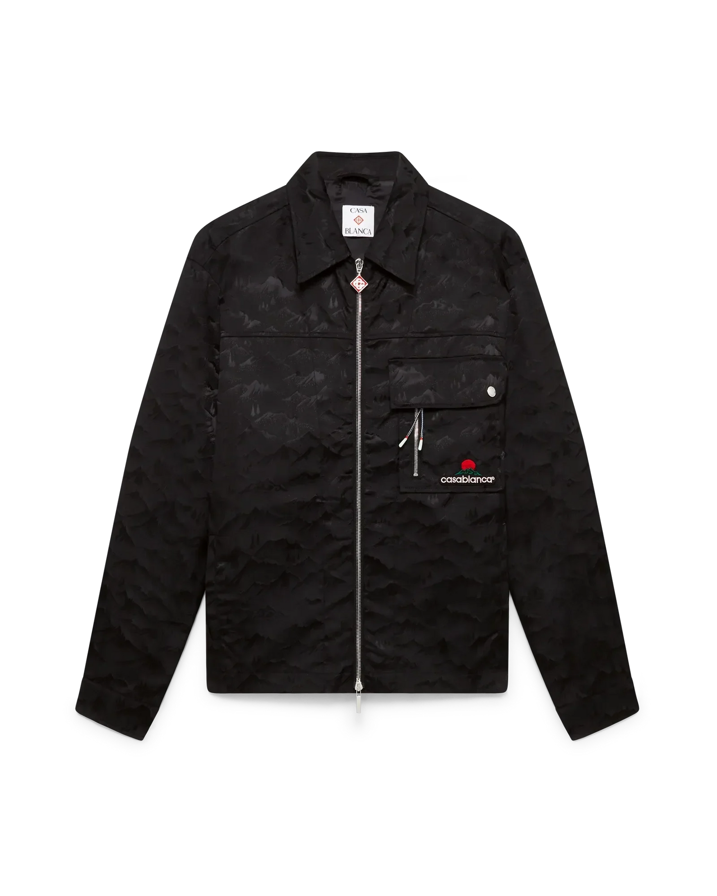 Nylon Mountain Short Sleeve Camo Zip Shirt