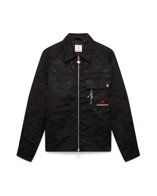 Nylon Mountain Short Sleeve Camo Zip Shirt