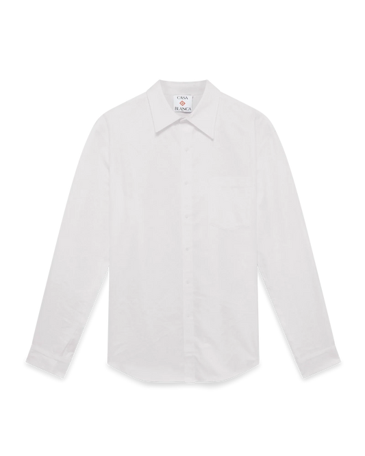 Cotton Monogram Jacquard Oxford Shirt