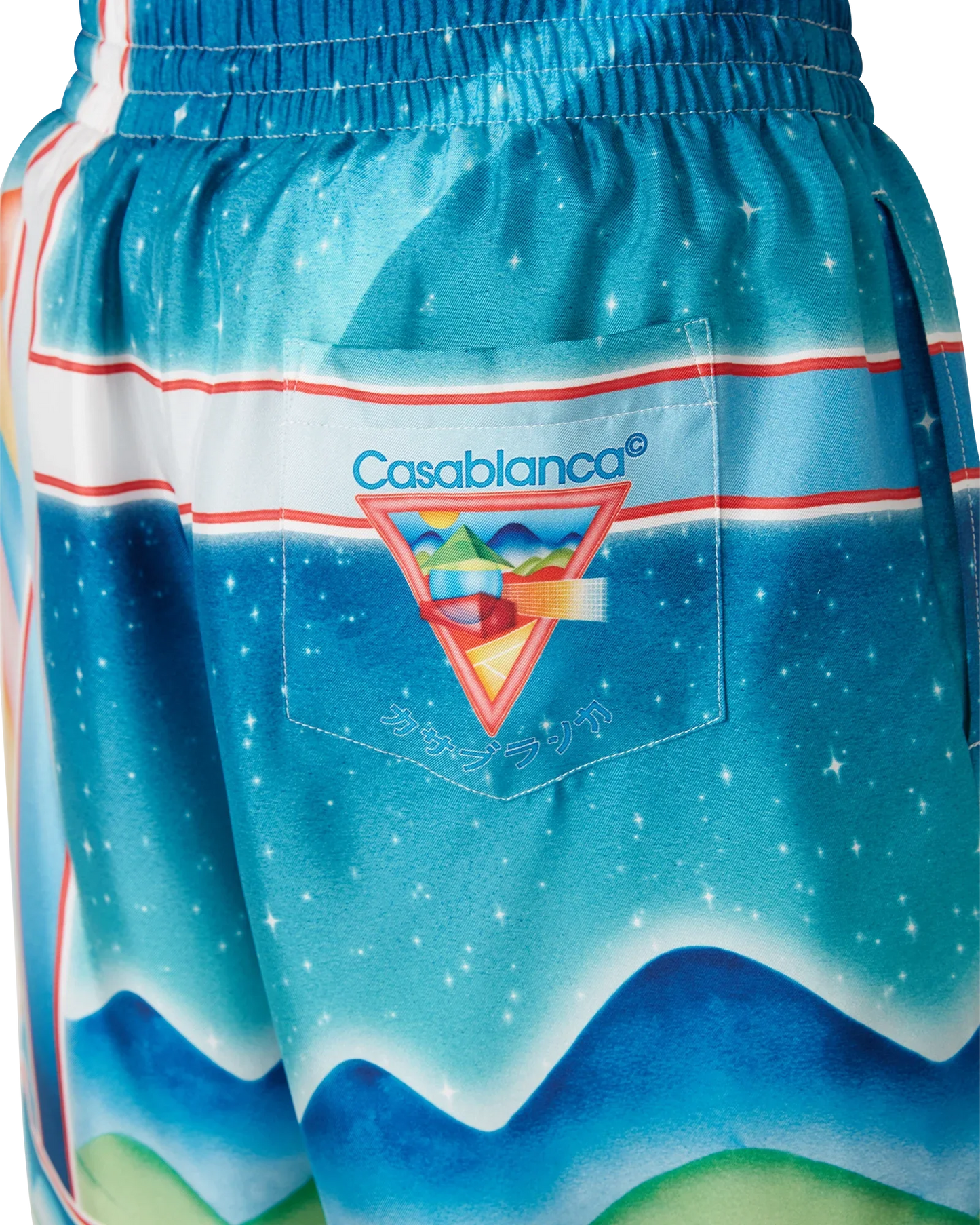 Galaxy Court Silk Shorts