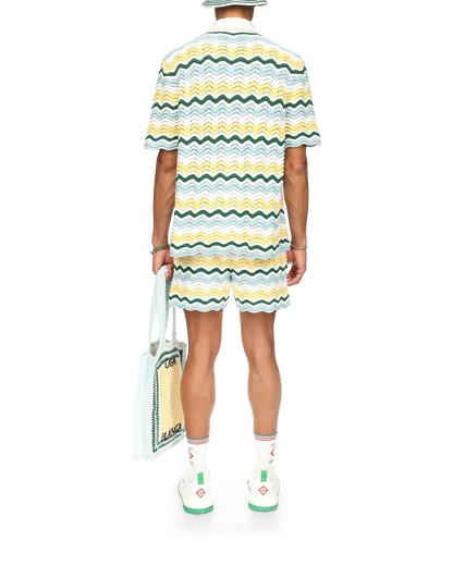 Wavy Boucle Shorts