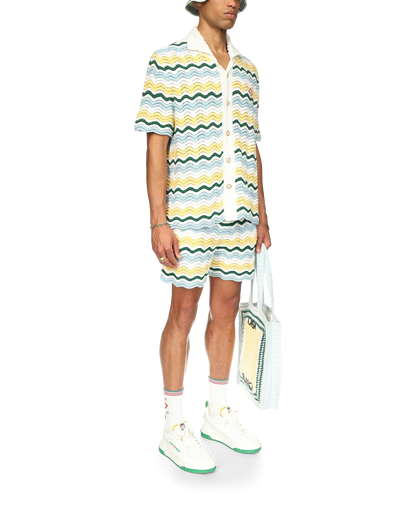 Wavy Boucle Shorts