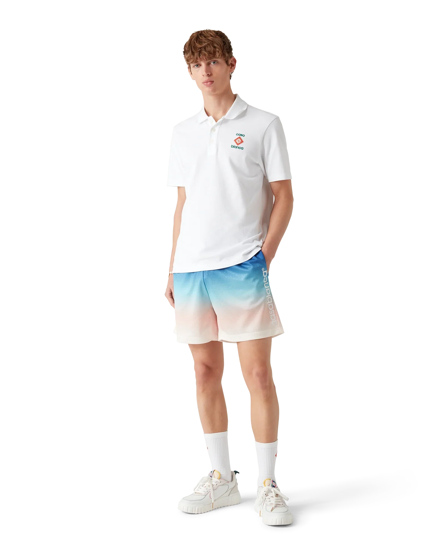Gradient Football Shorts