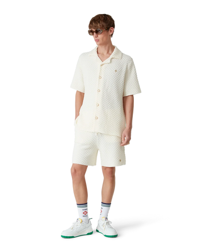Textured Knitted Shorts