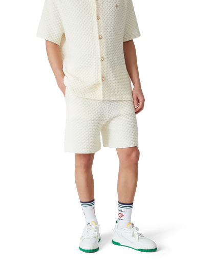 Textured Knitted Shorts