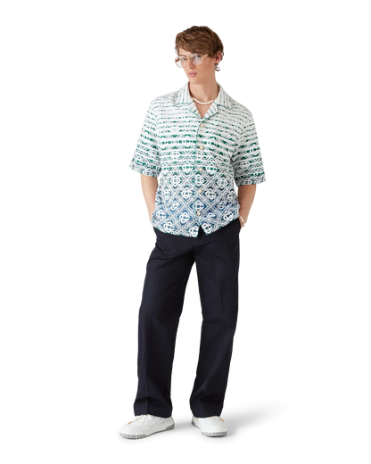 Monogram Gradient Towelling Short Sleeve Shirt