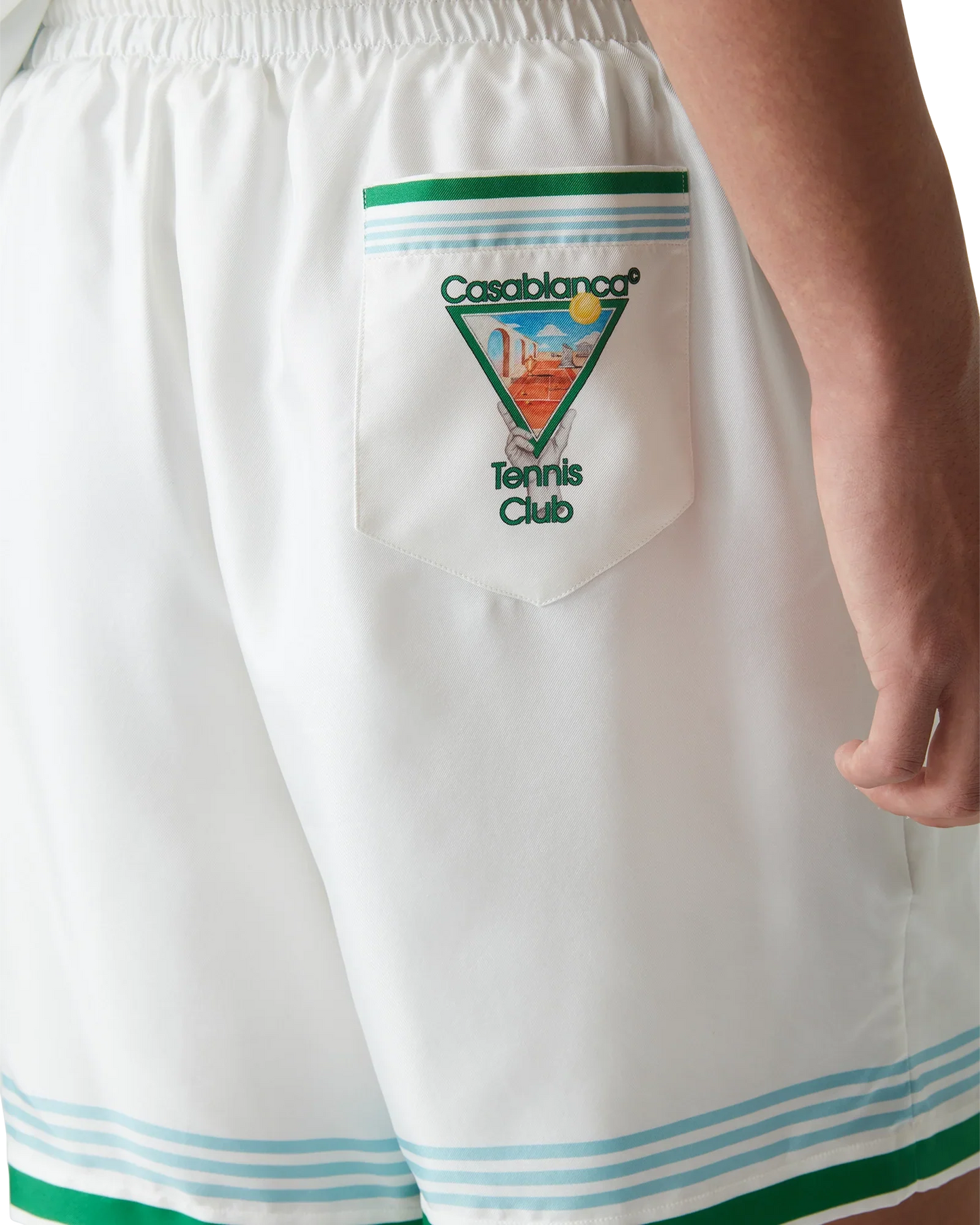 Metaphysical Tennis Icon Silk Shorts