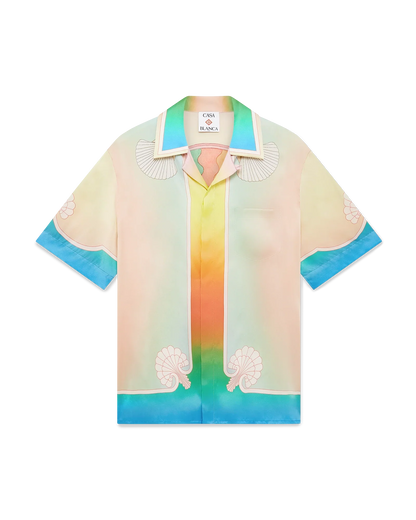 Lucid Dreams Short Sleeve Silk Shirt