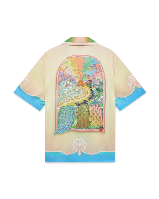 Lucid Dreams Short Sleeve Silk Shirt