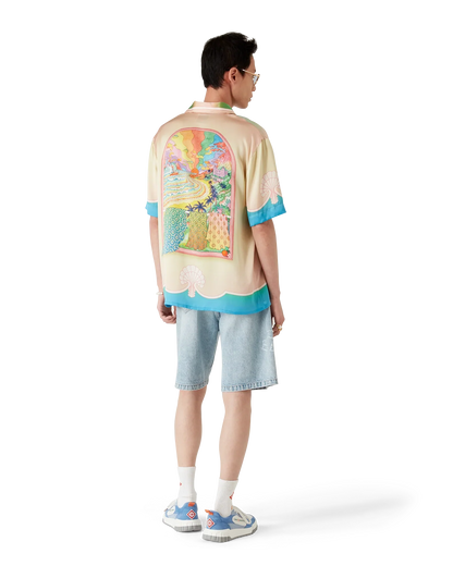 Lucid Dreams Short Sleeve Silk Shirt