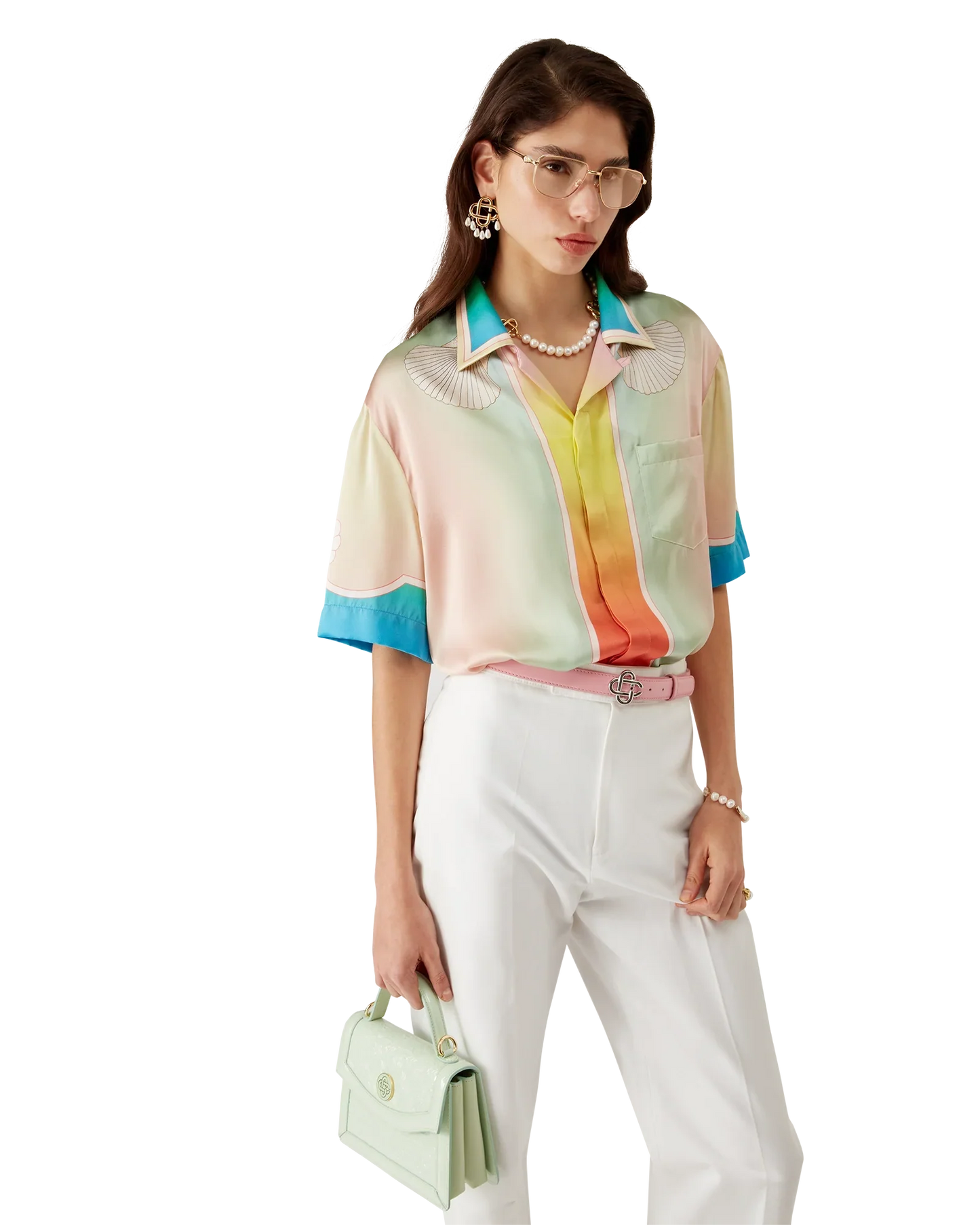 Lucid Dreams Short Sleeve Silk Shirt